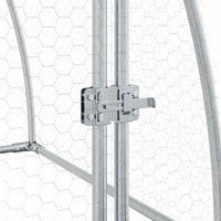 Gabbia per polli Silver 100 x 105 x 120 cm acciaio zincato Silver 02_0041665