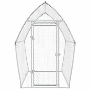 Gabbia per polli Silver 200 x 105 x 182 cm acciaio zincato Silver 02_0041667