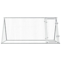 Gabbia per Polli Argento 200x105x91 cm in Acciaio Zincato