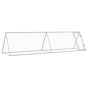 Gabbia per Polli Argento 400x105x91 cm in Acciaio Zincato 172558