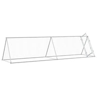 Gabbia per Polli Argento 400x105x91 cm in Acciaio Zincato 172558