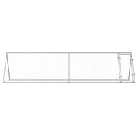 Gabbia per polli Silver 400 x 105 x 91 cm acciaio zincato Silver 02_0041671