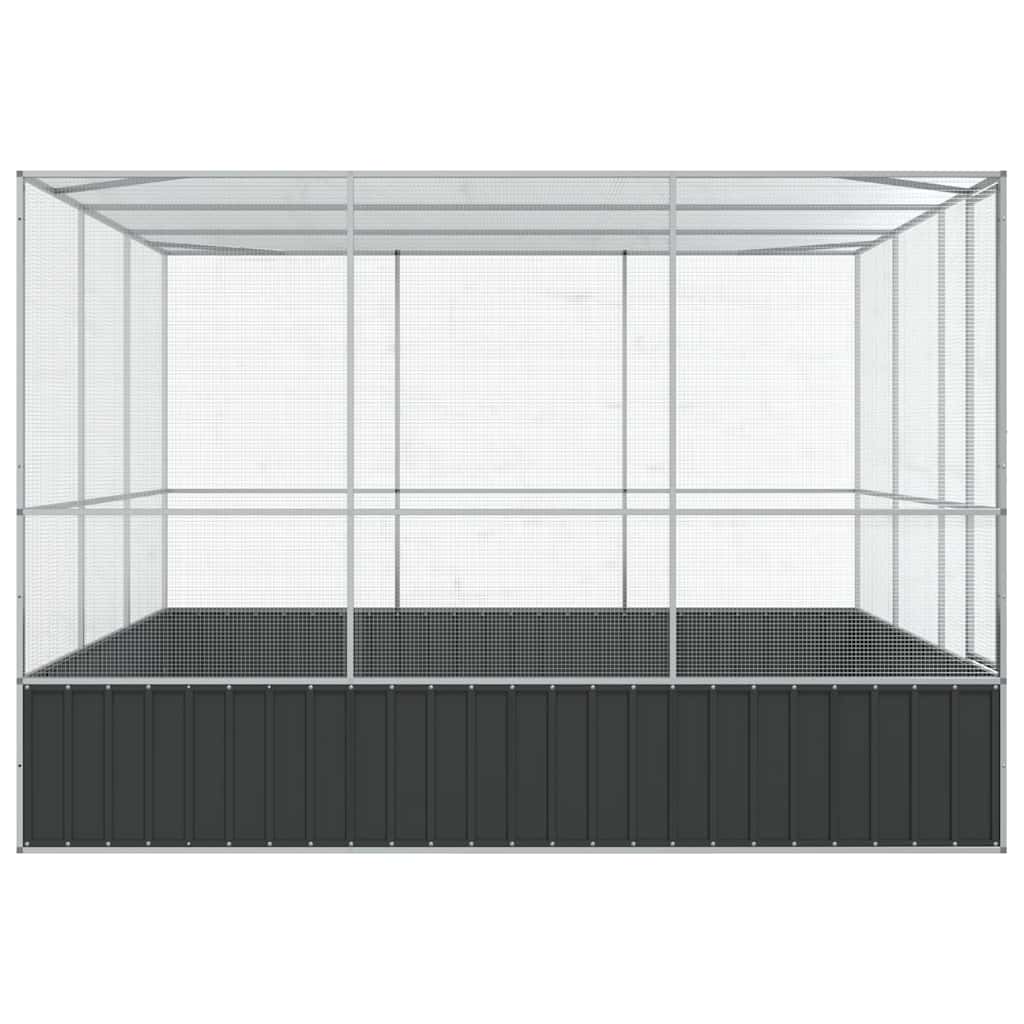 Voliera Argento 311x307x212 cm in Acciaio