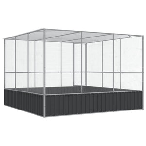 Voliera Argento 311x307x212 cm in Acciaio