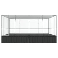 Voliera Argento 418x414x212 cm in Acciaio 172588