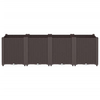 Fioriera da Giardino Marrone 160x40x53 cm in PP 367860