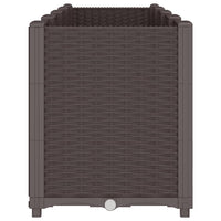Fioriera da Giardino Marrone 160x40x53 cm in PP 367860