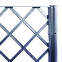 Fioriera Giardino con Traliccio Grigio Blu 40x40x142 cm PP 367916