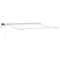 Tenda da Sole Retrattile Manuale con LED Bordò 300x250 cm 3214969