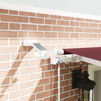 Tenda da Sole Retrattile Automatica con LED Bordò 600x300 cm 3214981