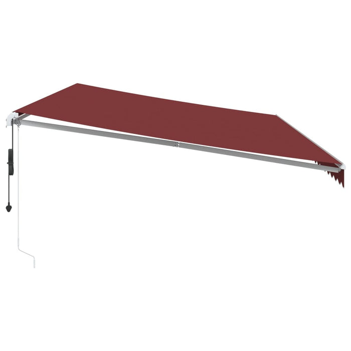 Tenda da Sole Retrattile Automatica Bordò 600x350 cm 3214996