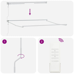 Tenda da Sole Retrattile Automatica Bordò 300x250 cm 3215303