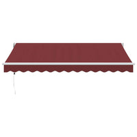 Tenda da Sole Retrattile Automatica Bordò 350x250 cm 3215304