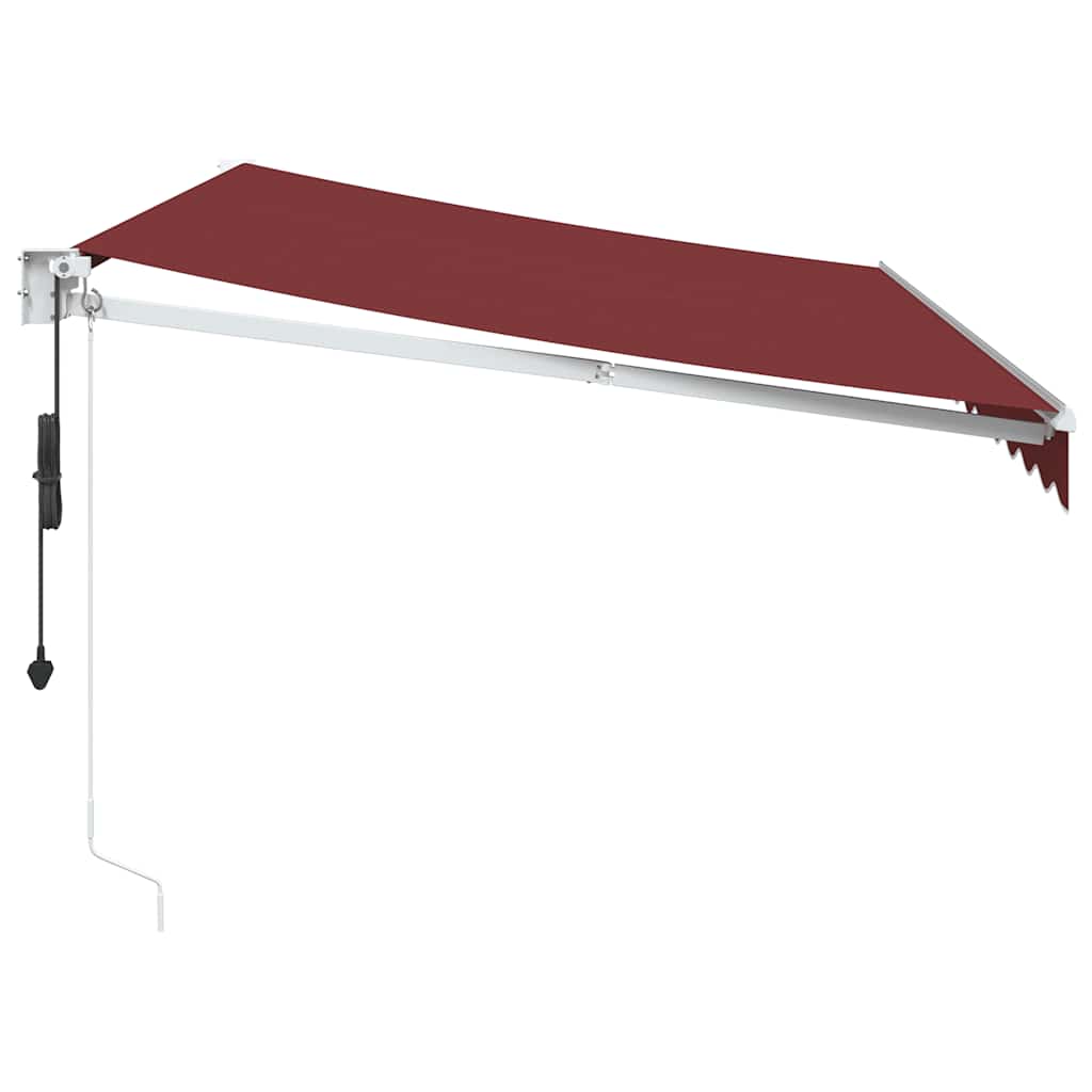 Tenda da Sole Retrattile Automatica Bordò 350x250 cm 3215304