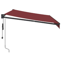 Tenda da Sole Retrattile Automatica Bordò 350x250 cm 3215309