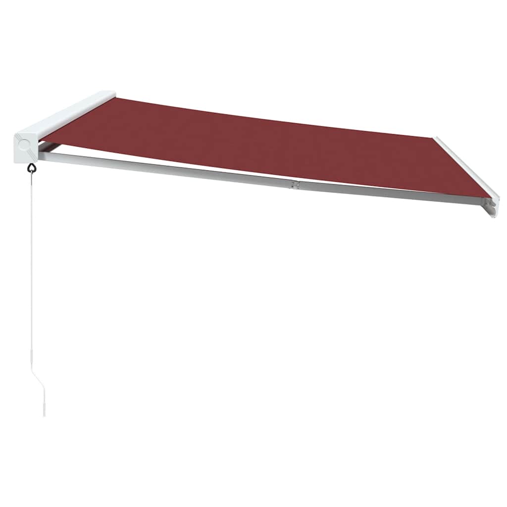 Tenda da Sole Retrattile Manuale Bordò 400x300 cm 3215315