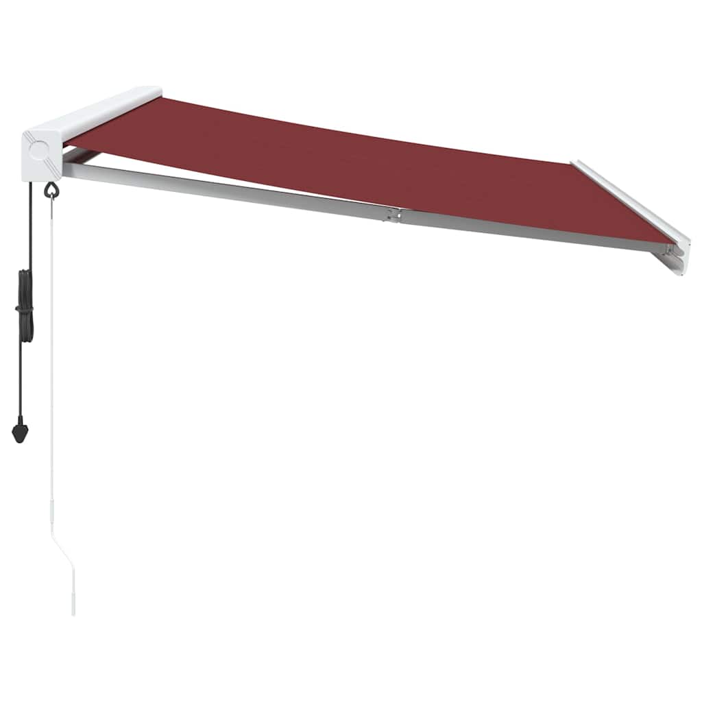 Tenda da Sole Retrattile Automatica Bordò 300x250 cm 3215323