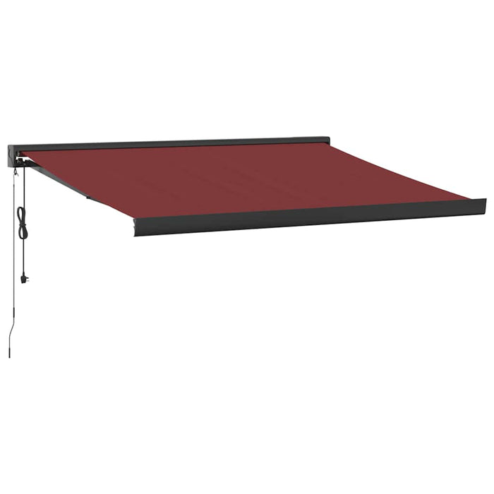 Tenda da Sole Retrattile Automatica Bordò 350x250 cm 3215329
