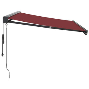 Tenda da Sole Retrattile Automatica Bordò 350x250 cm 3215329
