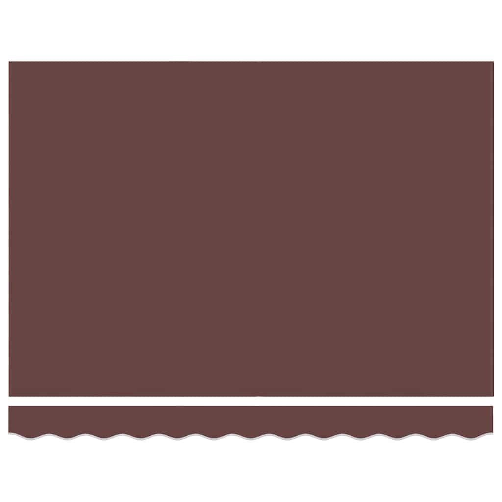 Tenda Retrattile Manuale con LED 300x250cm Marrone 3215374