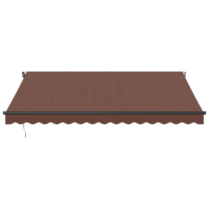 Tenda da Sole Retrattile Automatica Marrone 400x350 cm 3215405