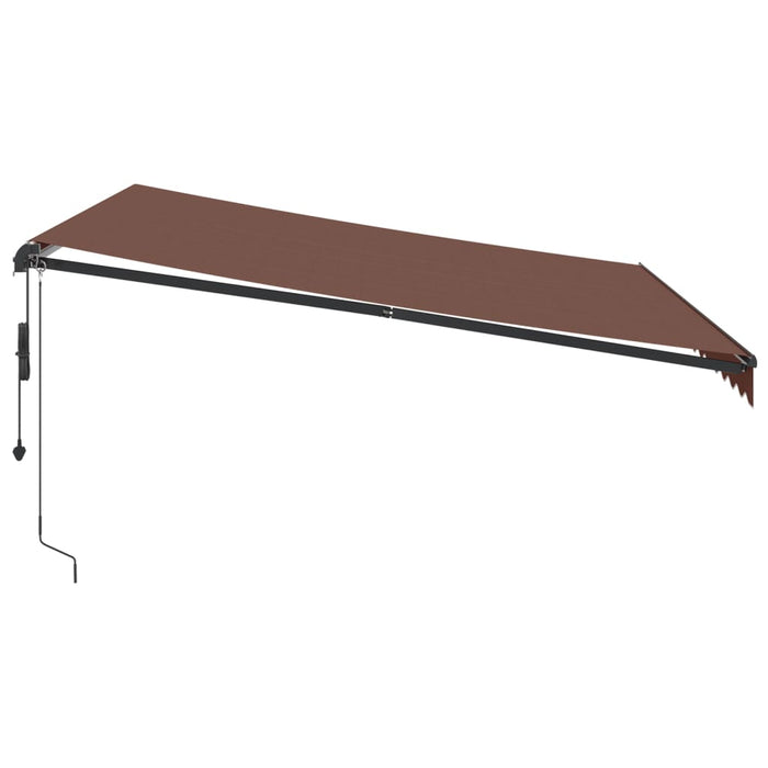 Tenda da Sole Retrattile Automatica Marrone 400x350 cm 3215405
