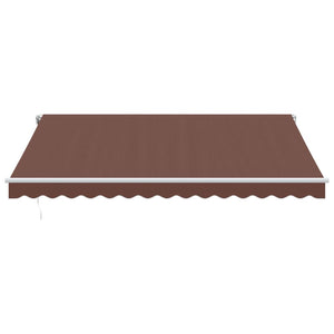 Tenda Sole Retrattile Manuale 400x300 cm Marrone