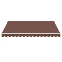 Tenda da Sole Retrattile Automatica 400x300 cm Marrone 3215632