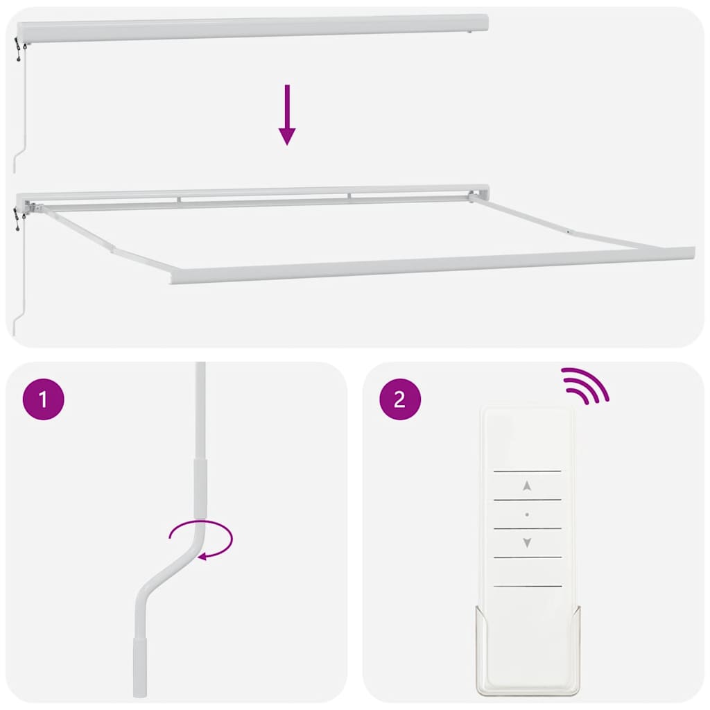 Tenda da Sole Retrattile Automatica Marrone 450x300 cm 3215731