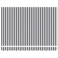 Tenda da Sole Retrattile Manuale con LED Antracite e Bianco 3215779