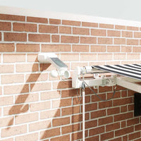 Tenda Retrattile Automatica LED Antracite e Bianco 450x300 cm 3215787