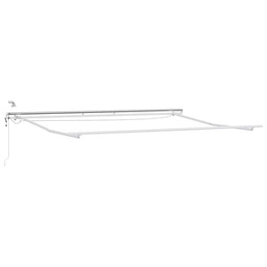 Tenda Retrattile Automatica LED Antracite e Bianco 450x300 cm 3215787