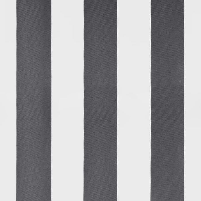 Tenda da Sole Retrattile Manuale Antracite e Bianco 450x350 cm 3215796