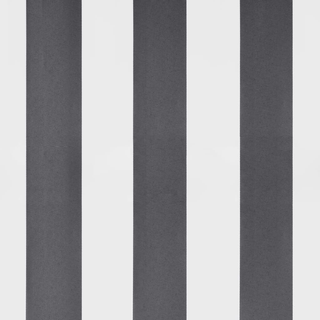 Tenda Retrattile Manuale con LED Antracite e Bianco 400x350 cm 3215809