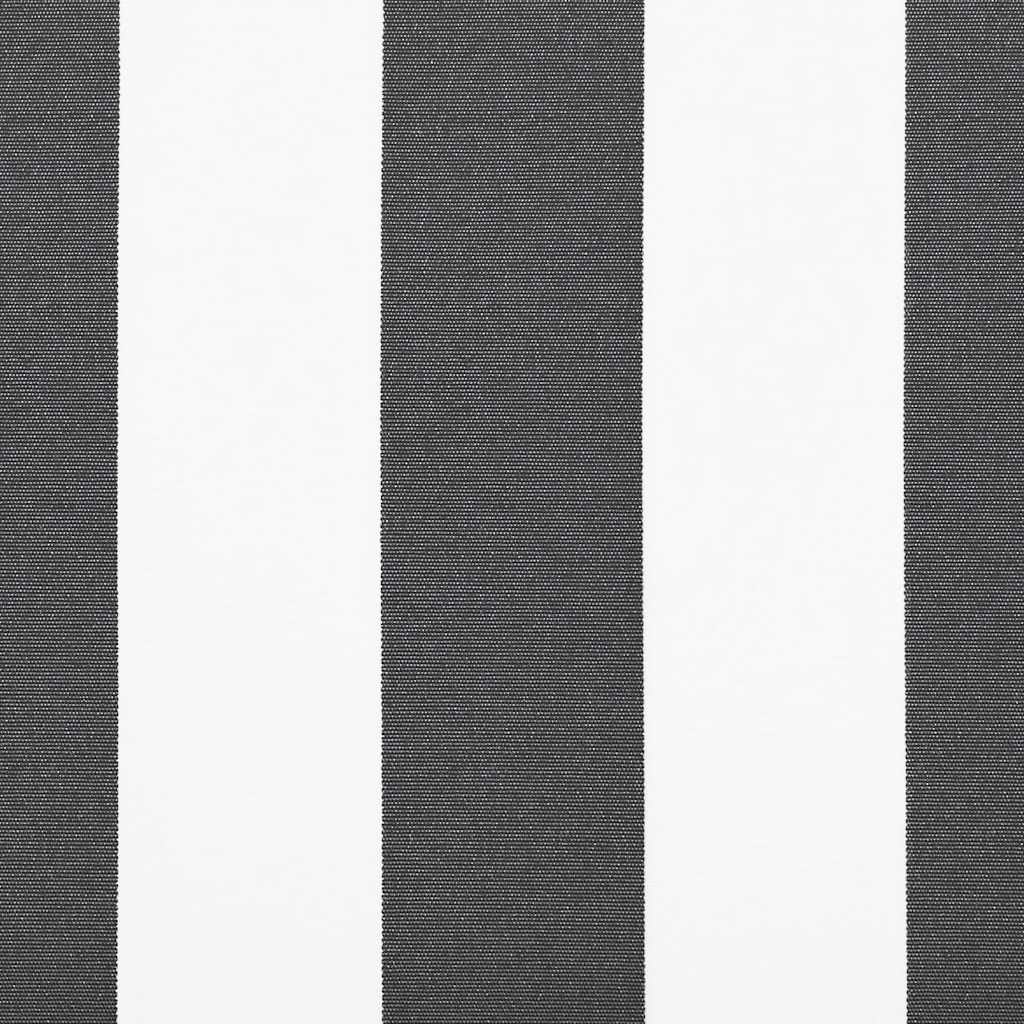 Tenda Retrattile Antracite e Bianca 4,5x3 m Tessuto e Alluminio 3216106