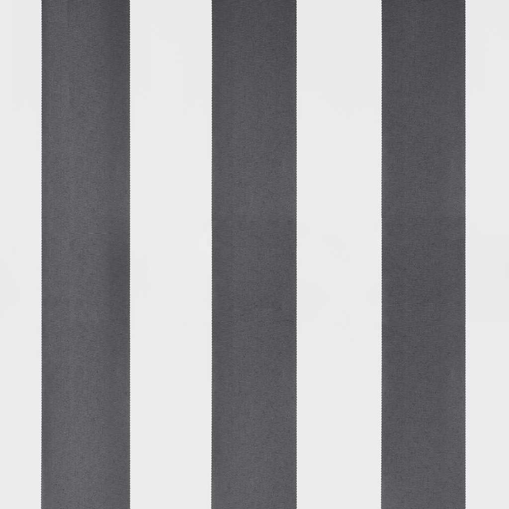 Tenda Retrattile Antracite e Bianca 3,5x2,5m Tessuto/Alluminio 3216114