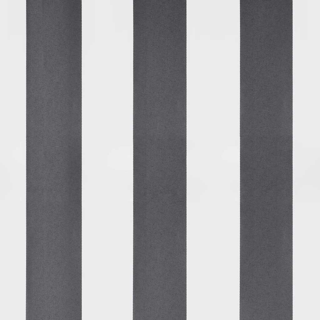 Tenda Retrattile Antracite e Bianca 4x3 m Tessuto e Alluminio 3216125