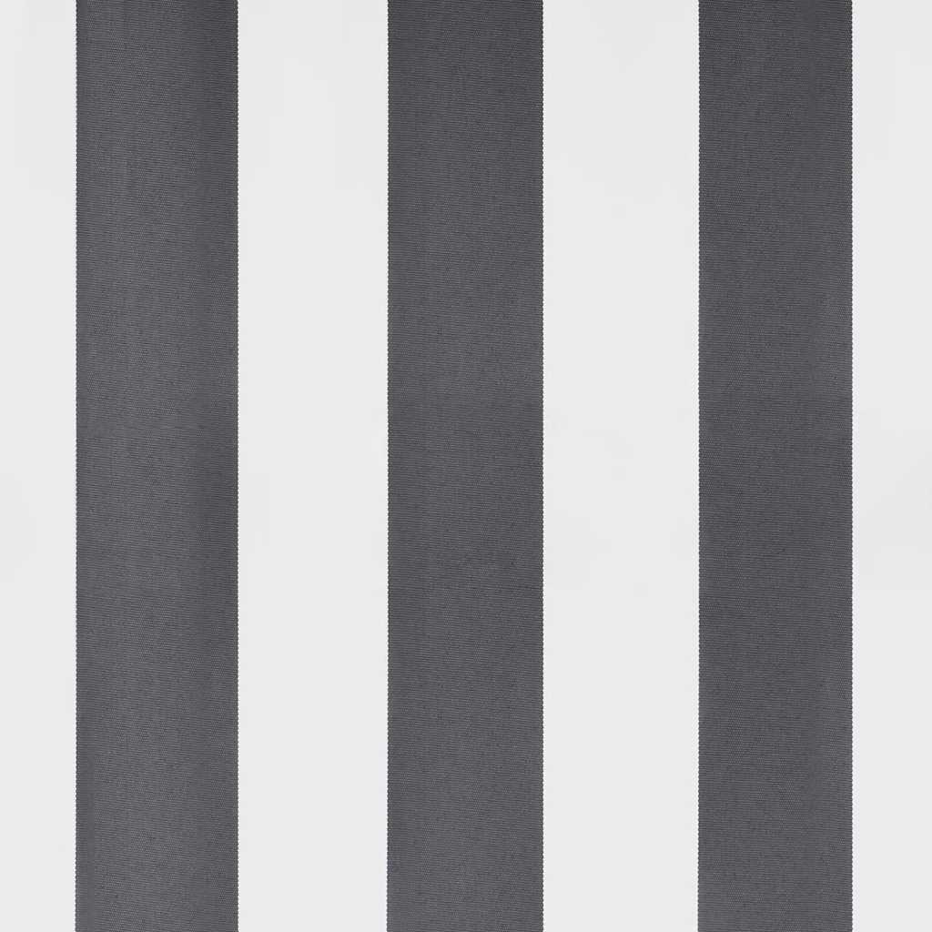 Tenda Retrattile Antracite e Bianca 4x3 m Tessuto e Alluminio 3216135