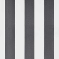 Tenda Retrattile Antracite e Bianca 4x3 m Tessuto e Alluminio 3216135