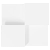 Tavolini da Salotto 2 pz Bianchi in Legno Multistrato 3216149