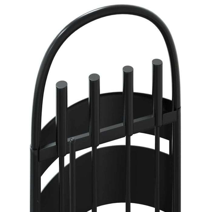 Set di attrezzi per camino 5 pezzi-Kit per camino 23x15x66 cm in acciaio 153716