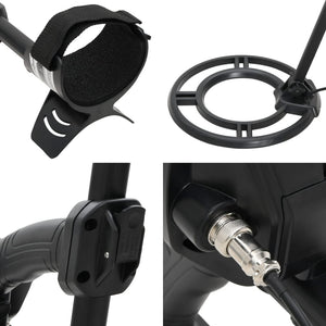 Metal Detector con Regolazione Automatica 18 cm con Pinpoint 375720