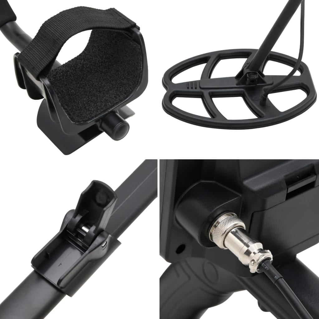 Metal Detector 20 cm Profondità Ricerca Schermo LCD 375722