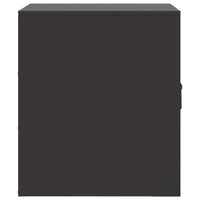 Comodini 2 pz Neri 34,5x39x44 cm in Acciaio 841608