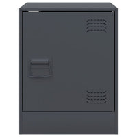 Comodini 2 pz Antracite 34,5x39x44 cm in Acciaio 841612