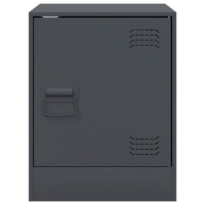 Comodini 2 pz Antracite 34,5x39x44 cm in Acciaio 841612