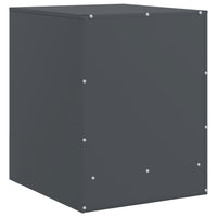 Comodini 2 pz Antracite 34,5x39x44 cm in Acciaio 841612