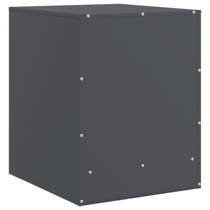 Comodini 2 pz Antracite 34,5x39x44 cm in Acciaio 841612