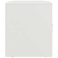 Comodini 2 pz Bianchi 34,5x39x44 cm in Acciaio 841618