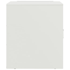 Comodini 2 pz Bianchi 34,5x39x44 cm in Acciaio 841618